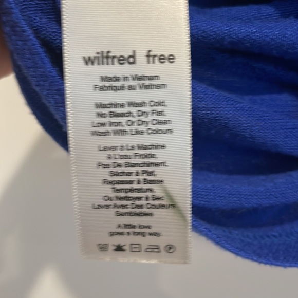 WILFRED Gorgeous blue knotted t Size small - Picture 4 of 4
